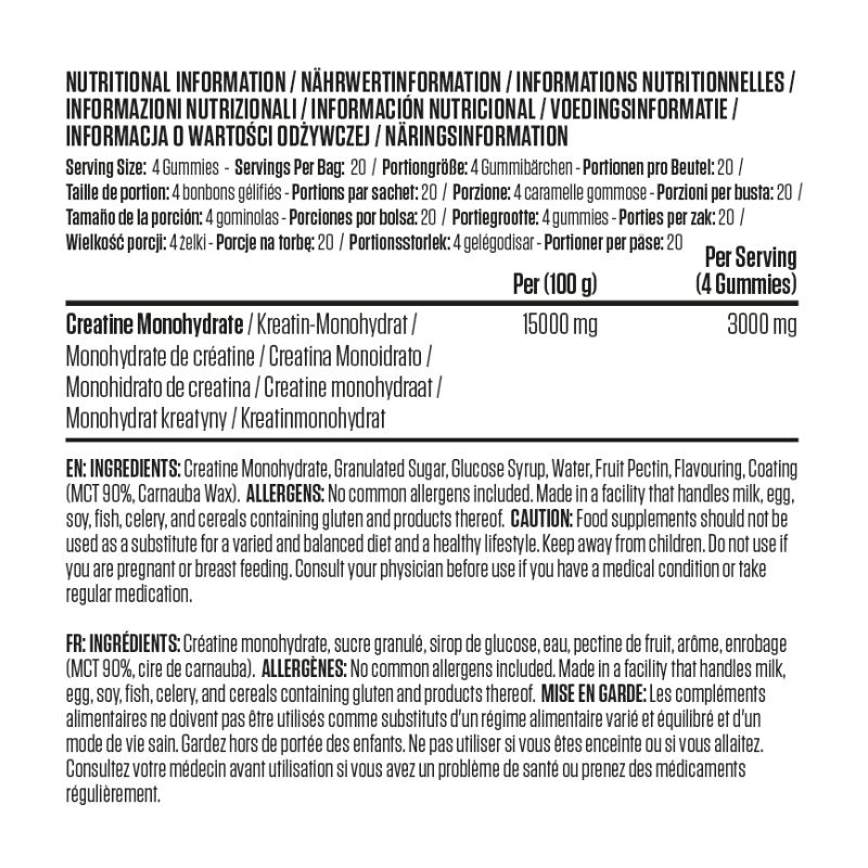 Applied Nutrition Creatine Gummies
